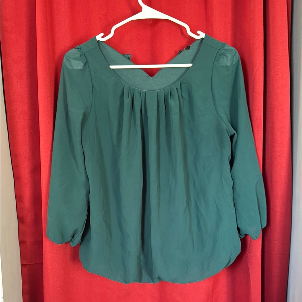 Elegant Green Women's Top
